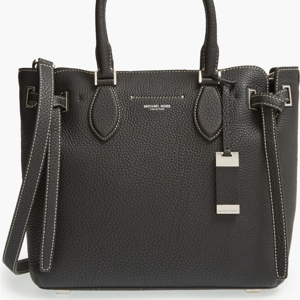 Michael Kors Pebbled Leather Satchel